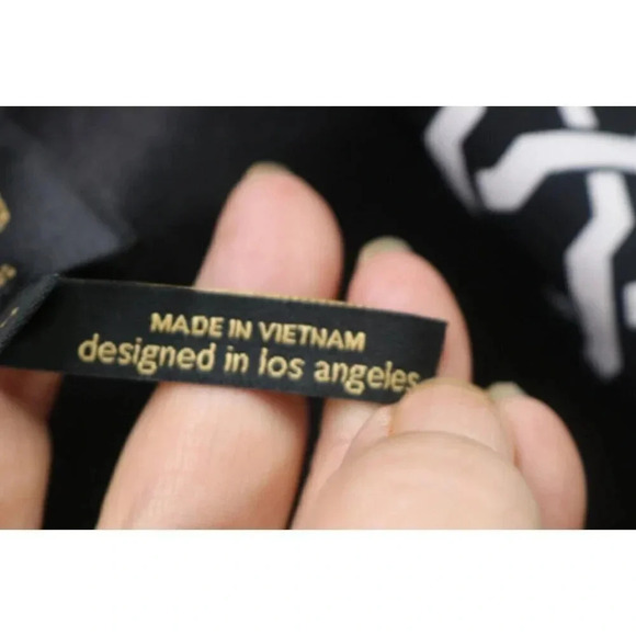 Laundry by Shelli Segal Black and White Wrap Dress-Size Medium - Picture 4 of 9